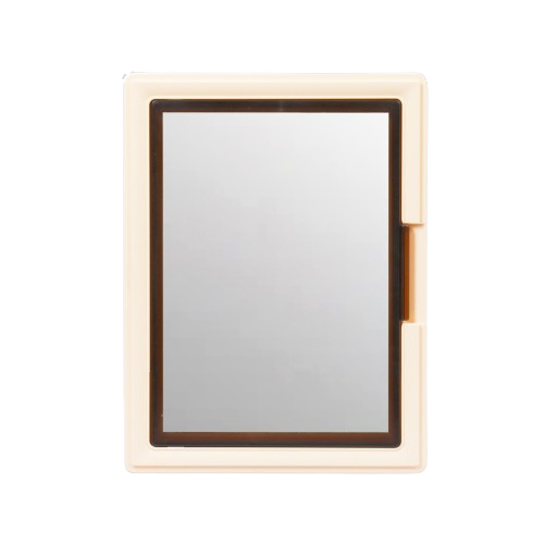 Beamer Xl Ivory Brown Door Bathroom Cabinet - Finish: Glossy