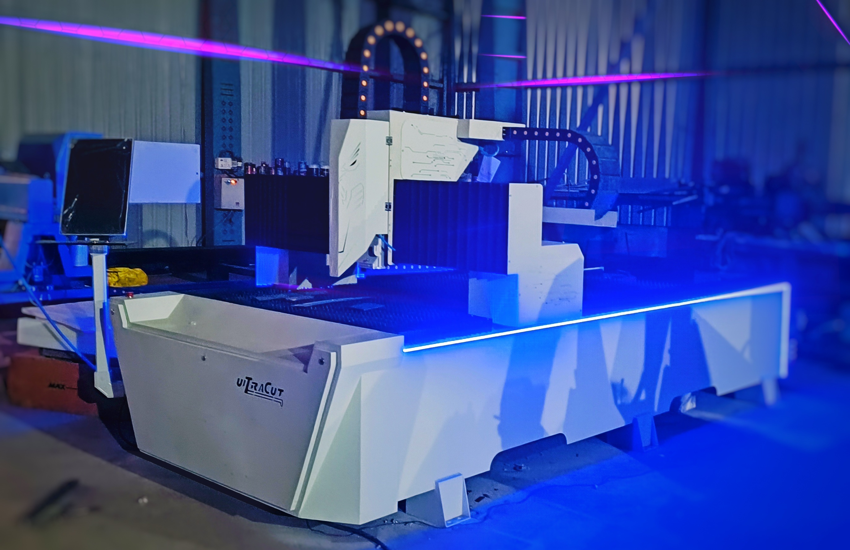 Automatic 1000 Watt Cnc Laser Metal Cutting Machine