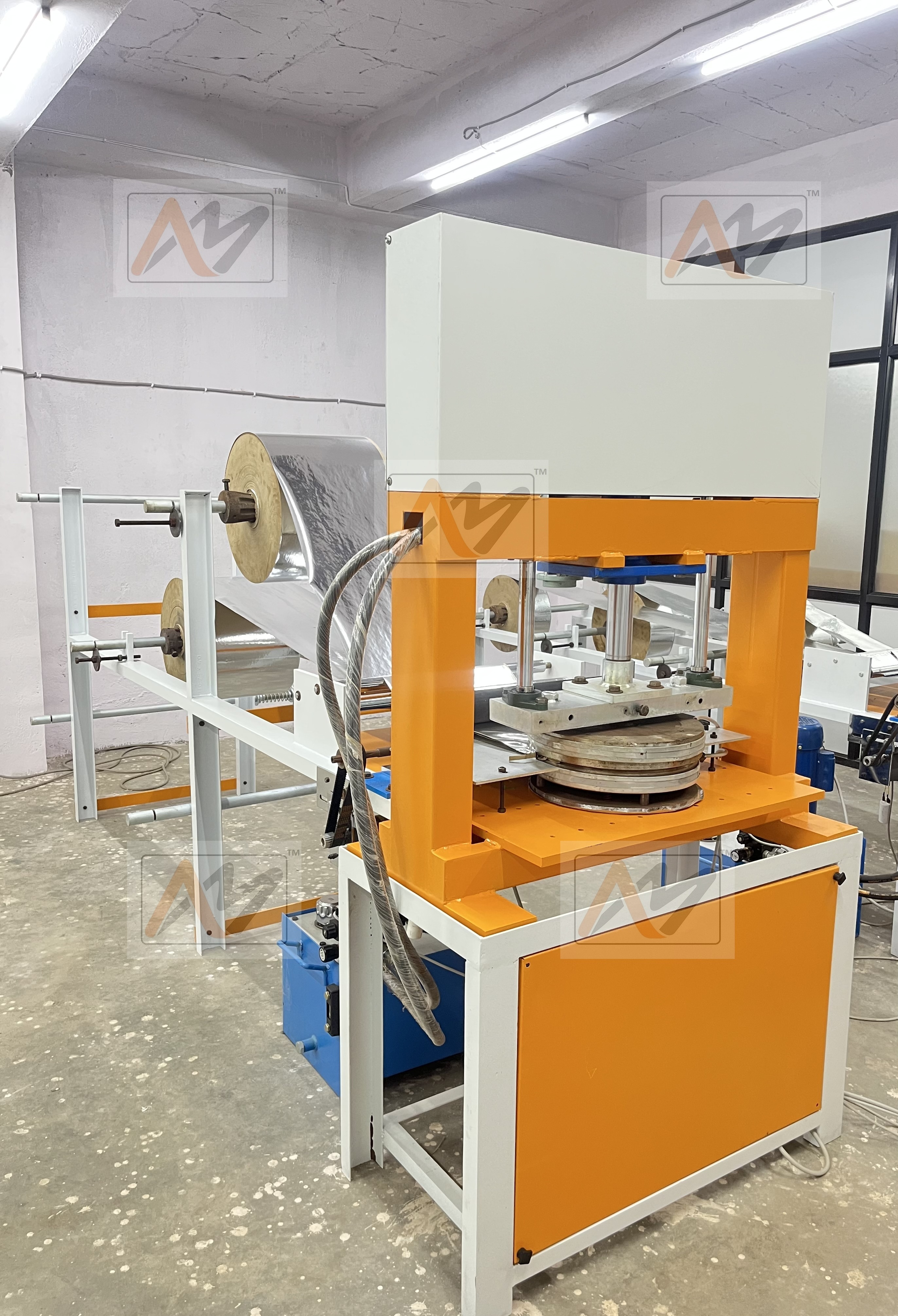 Automatic Hydraulic Paper Plate Making Machine - Capacity: 60-80 Pcs/hr