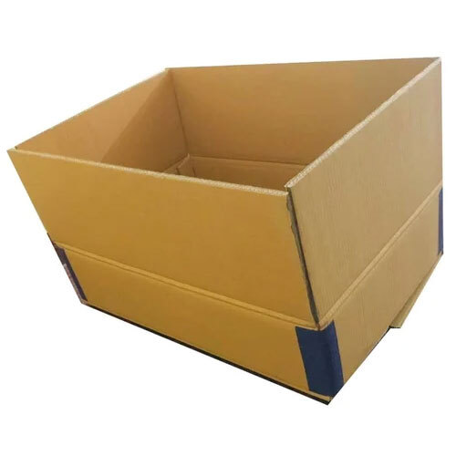 7 Ply Rectangular Corrugated Box - Color: Brown