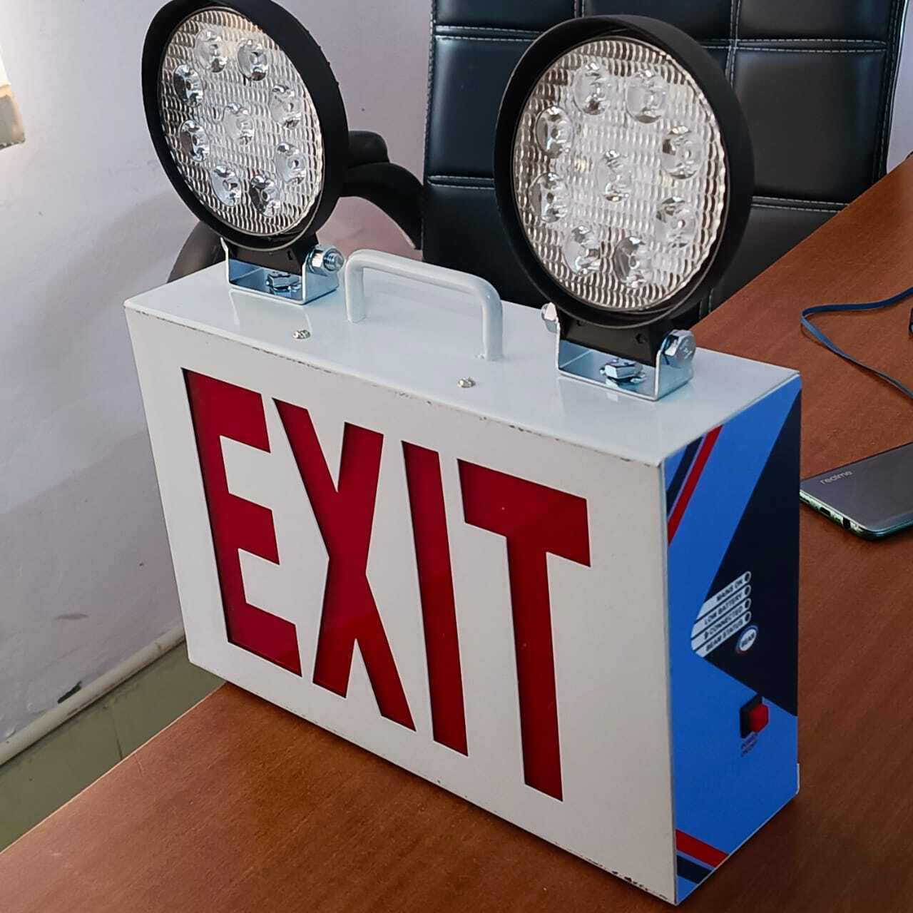 Emergency Exit Light - Color: White