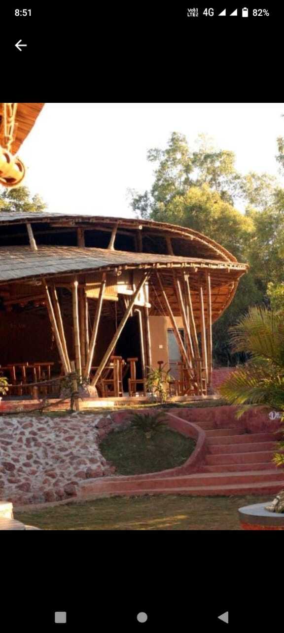 Bamboo Hut Making - Color: Brown