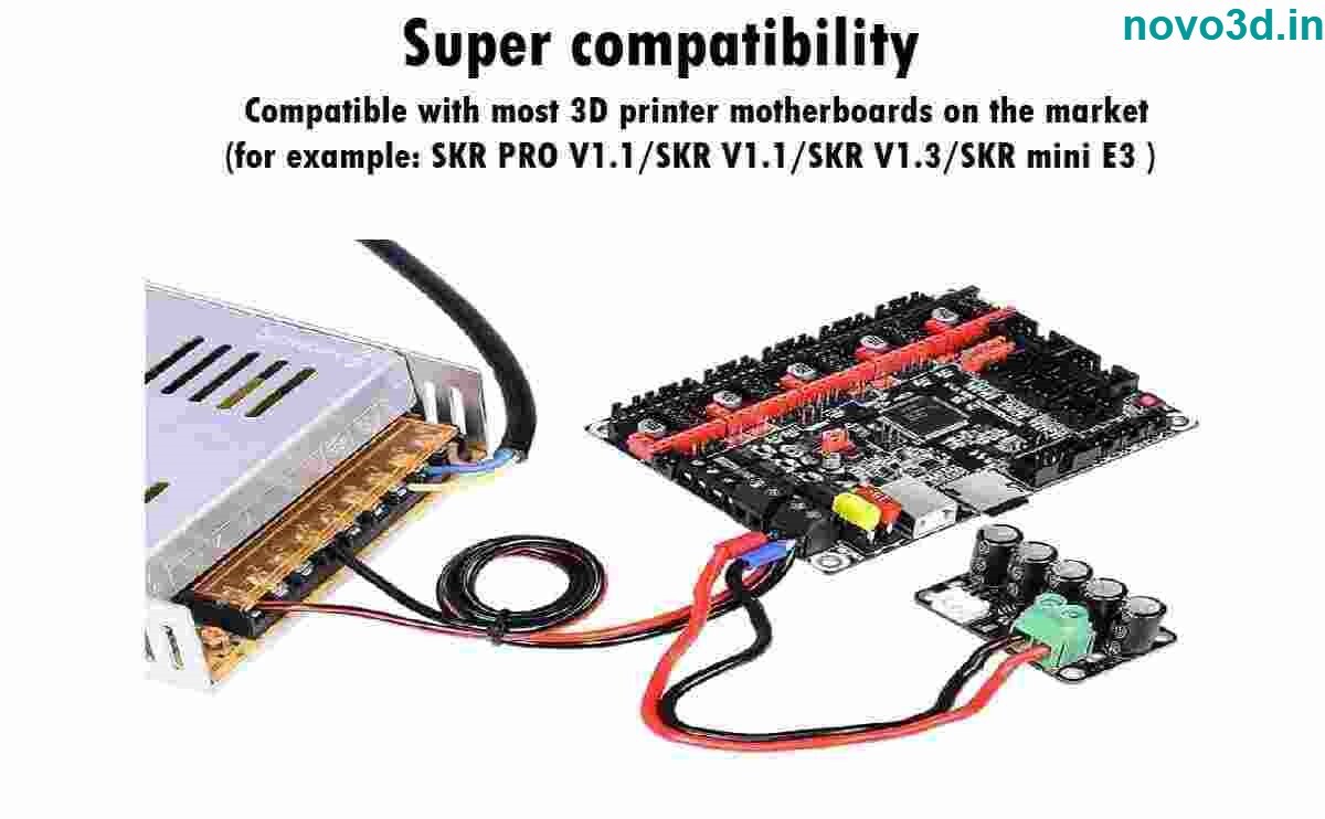 Ups Uninterruptible Power Supply - 24v/12v Input | Super Compatibility For All Dc 3d Printers, Compact Design, Includes Jst Connector And Cable, Lightweight At 50 Grams, Emergency Power Backup