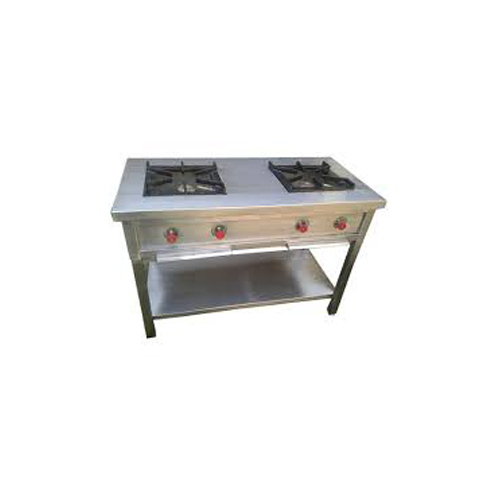 Silver Two Burner Range