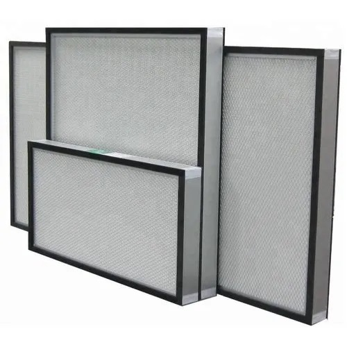 Pleated Hepa Filter - Pleated Synthetic Fiber, 10 Inches Length | 99% Efficiency, High Dust Holding Capacity, Low Pressure Drop, Commercial Use