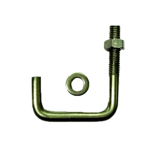 SS304 M8 J Bolt - Multigrade Steel, Tempered for Strength and Toughness | Galvanized for Corrosion Resistance, First Class Standard Certified