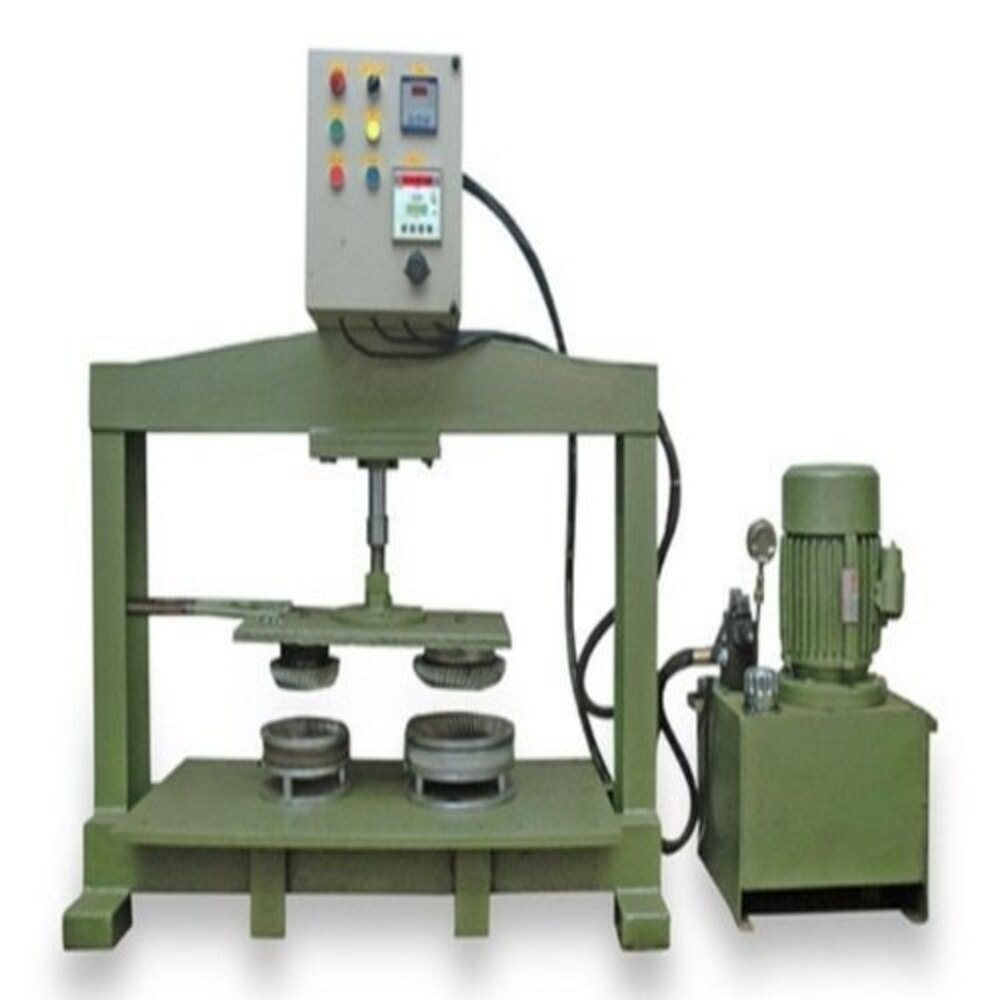 Hydraulic Paper Plate Making Machine - Semi-automatic, 400 Kg Weight | 1-year Warranty, 230v Power Supply