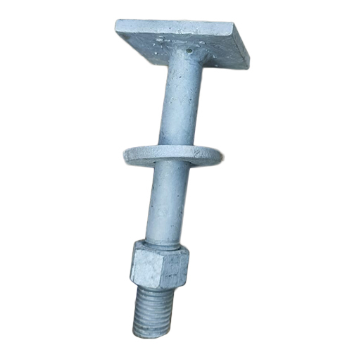 Foundation Bolt - Galvanized Silver, Multigrade Standard | First-class Tempered Industrial Fastening Solution