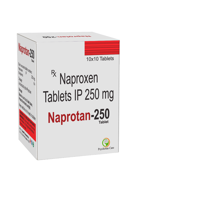 Naproxen Tablet - 10x10 Tablets | Active Ingredient: Naproxen, Drug Type: Nsaid, Storage: Dry Place, Dosage: As Per Suggestion