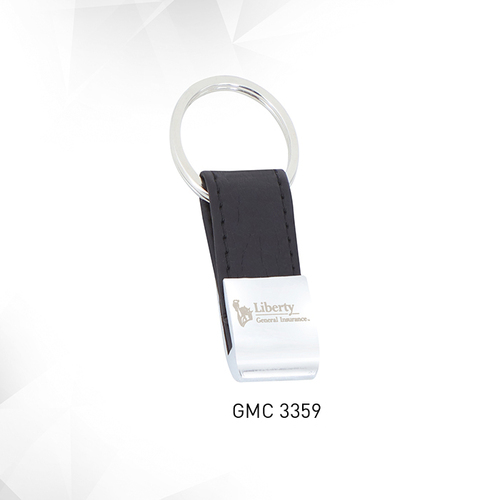 Liberty Metal Key Chain - Color: Silver