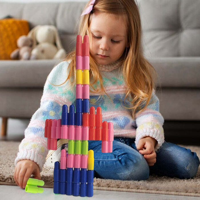 17999 Bullet Blocks For Intelligent Kids Creative Bullets Shaped Building Blocks Toy Set For Kids