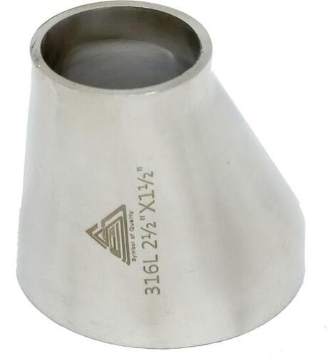 SS 304 Eccentric Reducing Tee - 1.5mm Thickness, Stainless Steel Welding Connection, Silver Finish