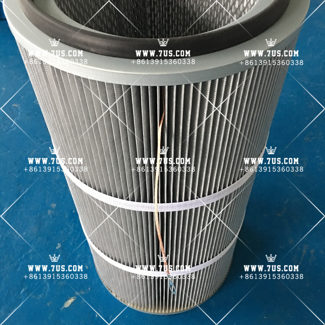 Polyester Anti-static Air Filter Cartridge For Replacing Donaldson - Color: Grey