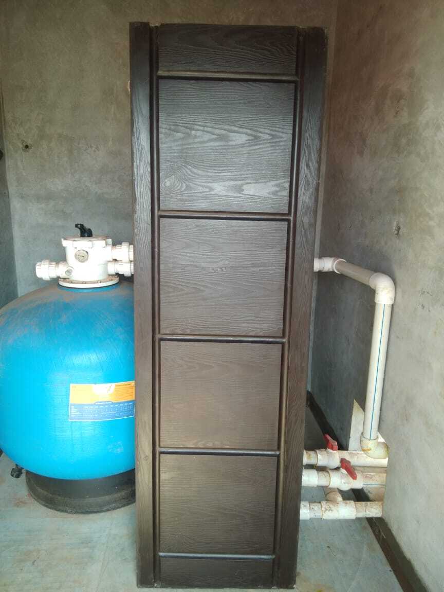 Self-pigmented Frp Double Door - 30/35 Mm Thickness, Customized Color & Design | Smooth, Matte Or Veneer Finish