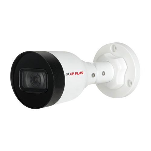 CP Plus 2 MP IP बुलेट कैमरा जिसमें अंतर्निर्मित माइक्रोफोन है