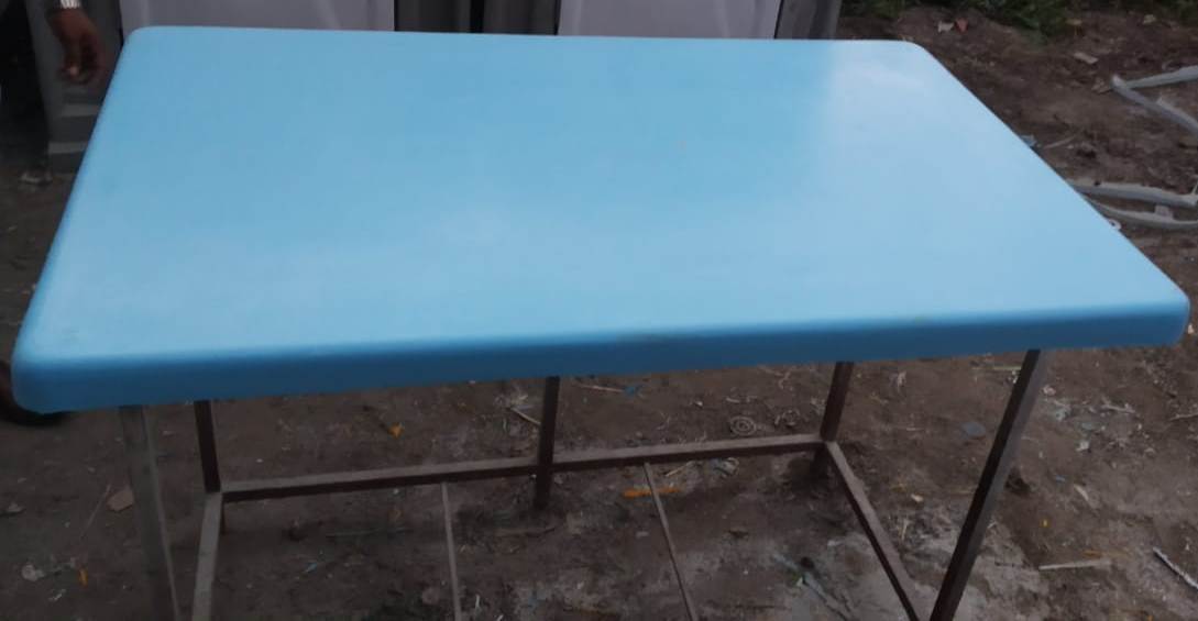Frp Table Top - 3ft Round Square Or Rectangular | Customized Colors Easy To Clean Eco-friendly Washable Water Resistant 10-year Warranty