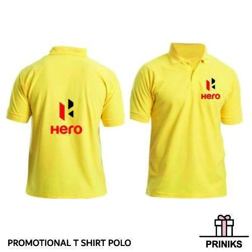 Promotional T Shirt Polo Neck - Polyester, Sizes S-xxl, Grey Color | Comfortable, Customizable, Durable, Washable, Printable, Versatile, Short Sleeve