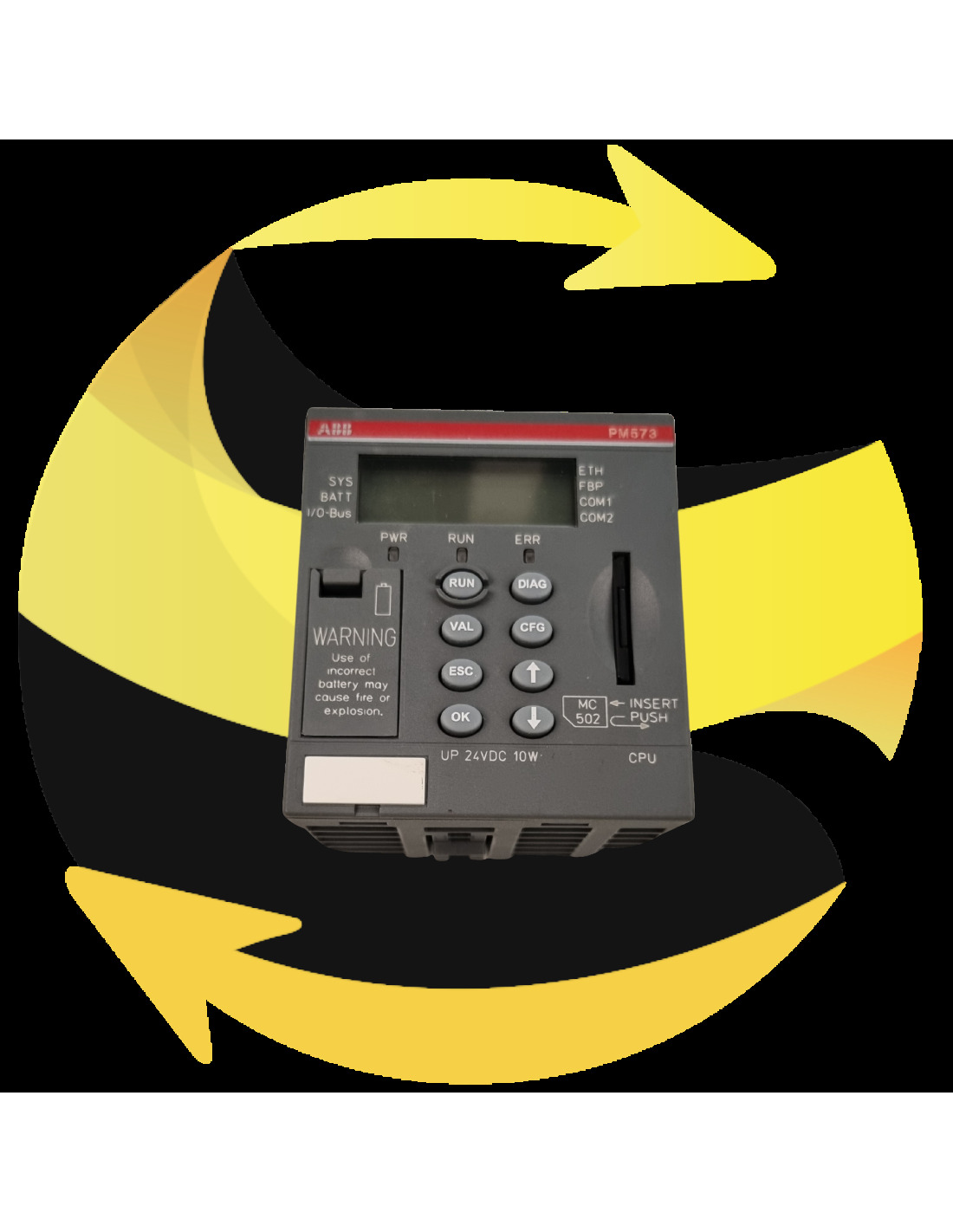 Abb Pm573-eth Ac500 Plc Series