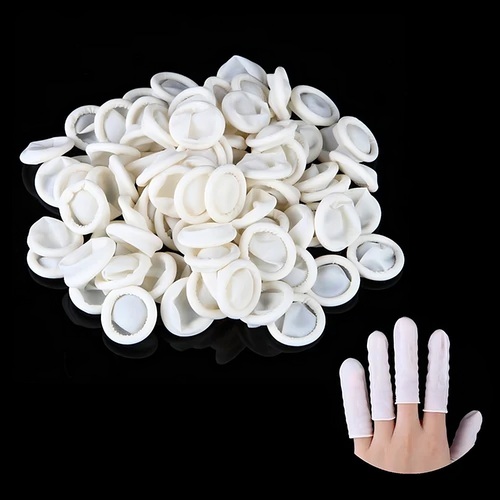Finger Cots - Latex, Nitrile, Polyurethane | Small, Medium, Large Sizes, Blue, Clear, Natural Colors, Smooth, Textured Grip Options, Non-Sterile or Sterile Available