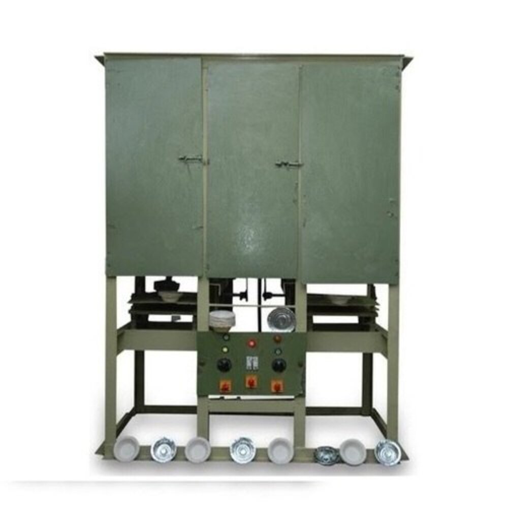 Automatic Paper Dish & Thali Making Machine - Heavy-duty Build, Low Maintenance, Latest Technology | 1 Year Warranty, 24x7 Online Support, Free Accessories
