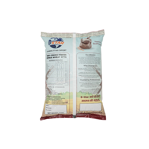 5kg Chakki Fresh Atta Fat Content (%): 0.47 Grams (G)