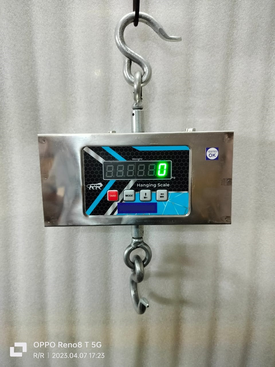 Gray Hanging Scale