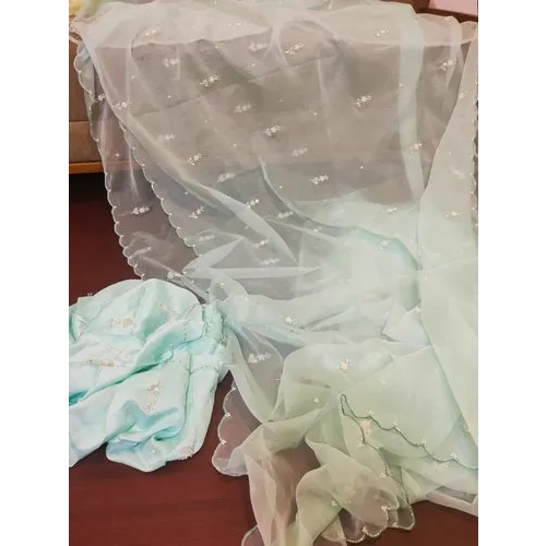 Pure Organza Saree - Color: Pastel Colours