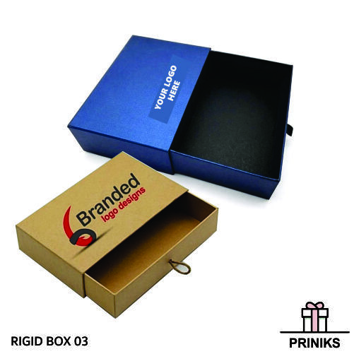 Rigid Paper Boxes - Rectangular Shape, Available In Multiple Sizes And Colors, Ideal For Gift Use, Sleek Sliding Design