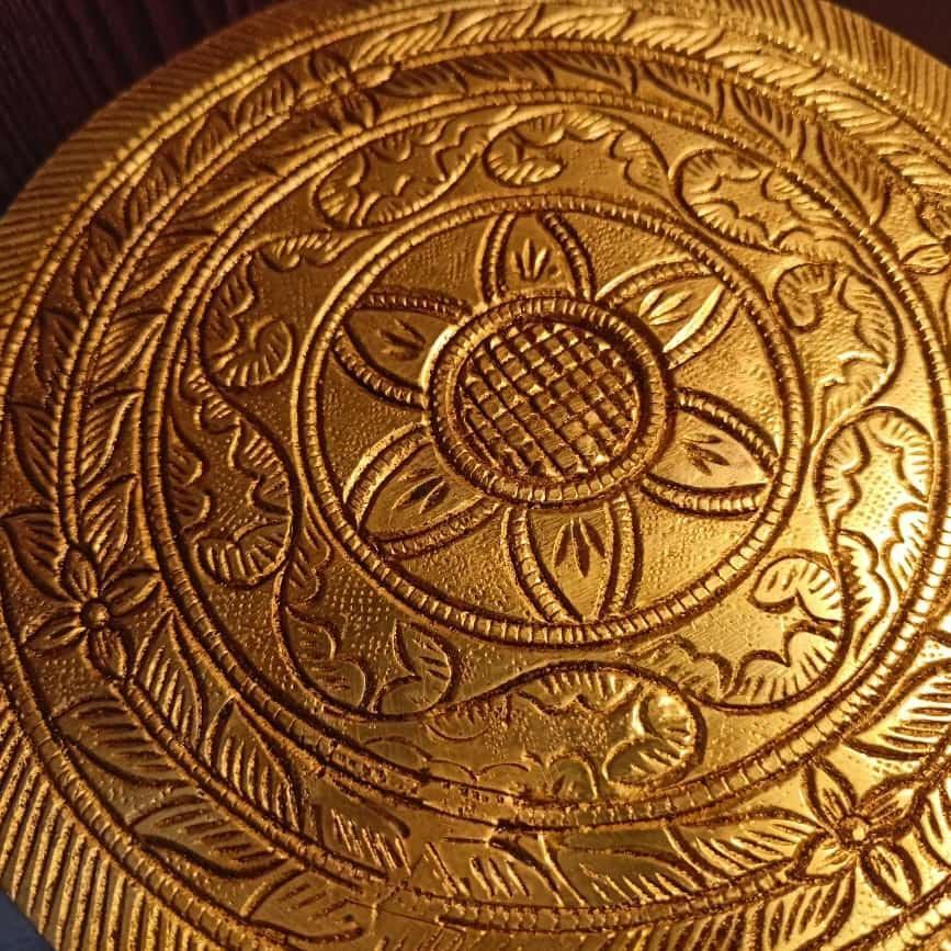 Designer Chowki Of Brass By Aakrati