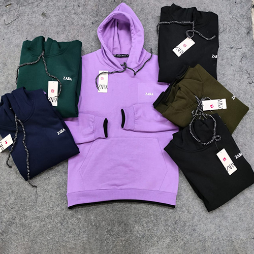 Different Available Mens Single Color Hoodie Jacket