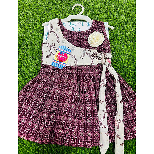 Different Available Kids Sleeveless Frocks