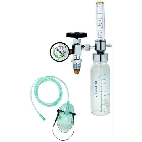 Oxygen Mask, Flowmeter & Humidifier Bottle Application: Hospital