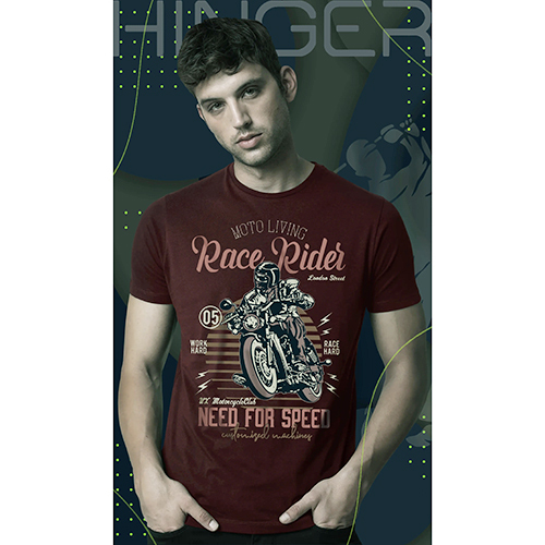 Round Neck T-Shirt - Color: Different Available