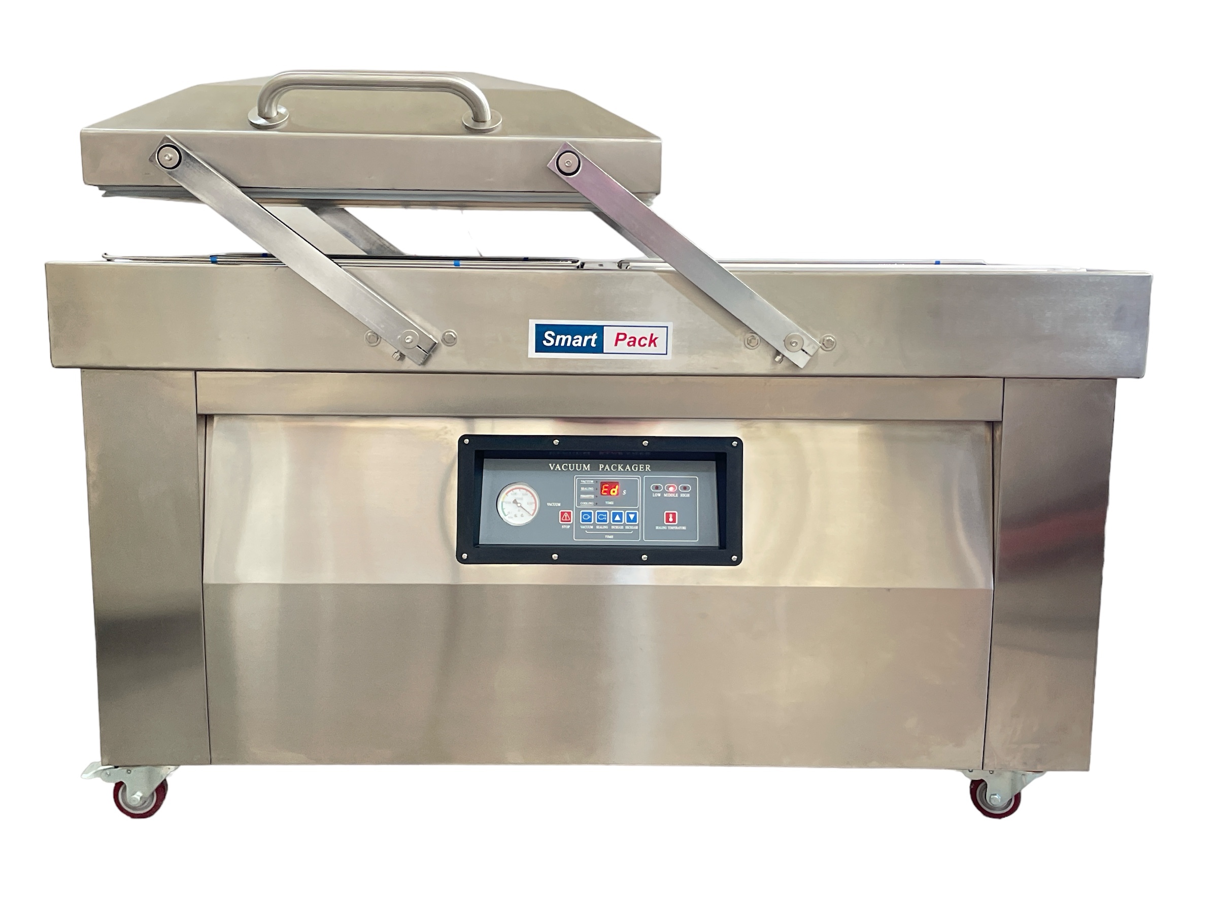 Semi-automatic Double Chamber Vacuum Packing Machine By Smart Packaging System