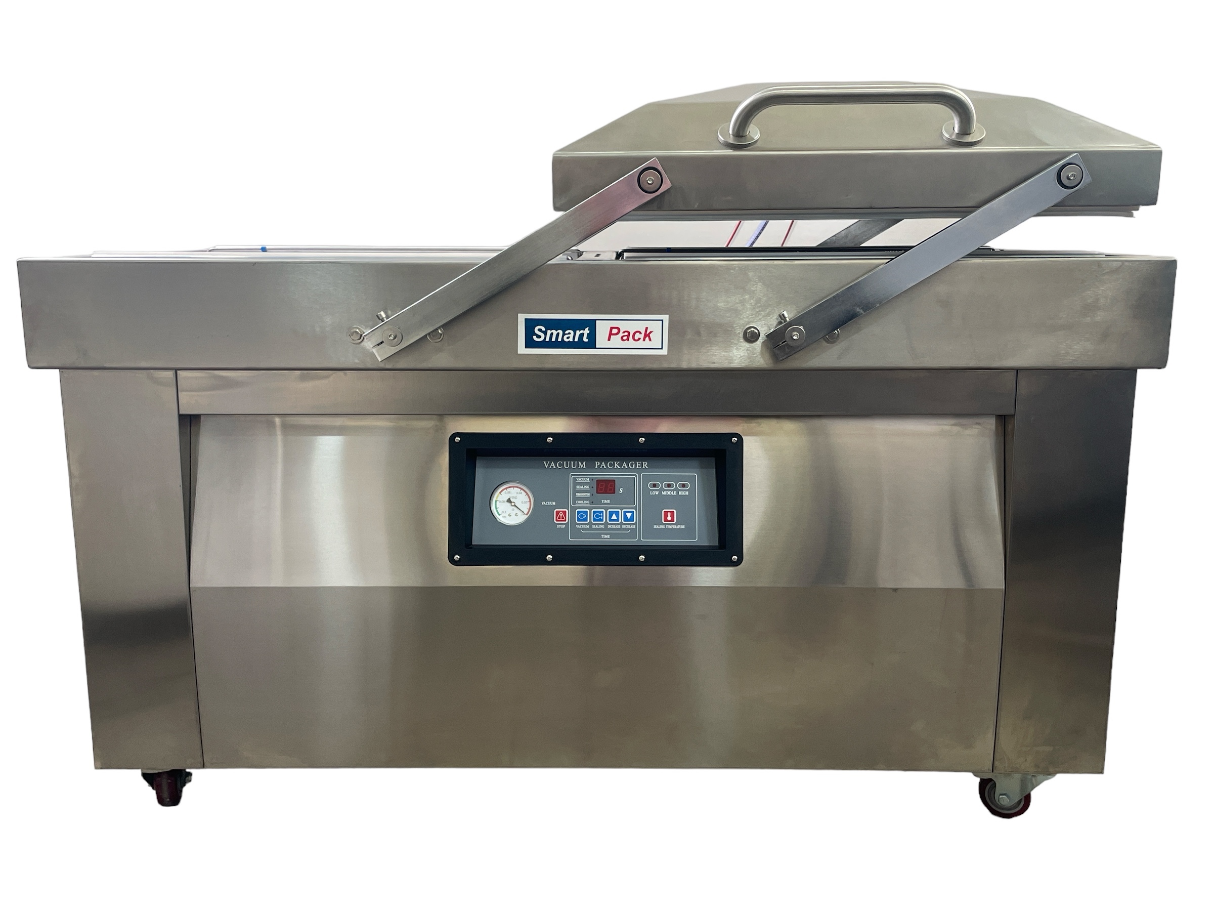 Semi-automatic Double Chamber Vacuum Packing Machine By Smart Packaging System
