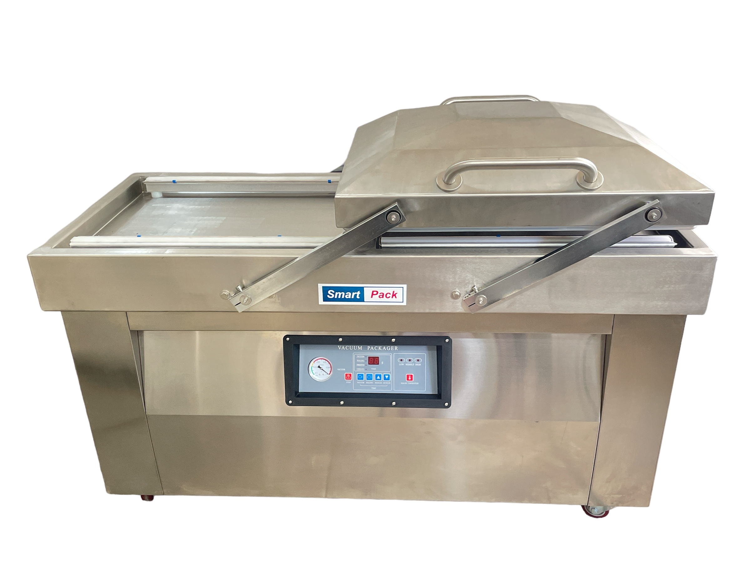 Semi-automatic Double Chamber Vacuum Packing Machine By Smart Packaging System