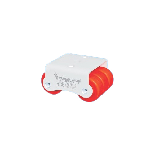 50mm Fix Wheel Castor - High-Quality Rubber & Steel, 50mm Size, Galvanized Finish | Durable, Corrosion-Resistant, Fixed Wheel Design for Industrial Use