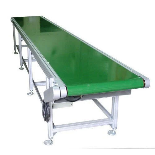 Aluminum Section Belt Conveyor - Flat Belt, All Sizes , Industrial Usage, 220 Volt Voltage, 1 Year Warranty