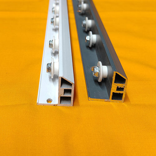 White And Black Invisible Grill Aluminium Profile For Apartment