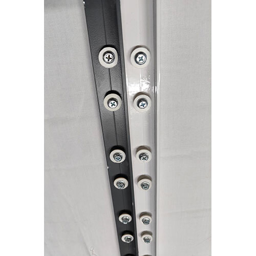 White And Black Invisible Grill Aluminium Profile For Apartment