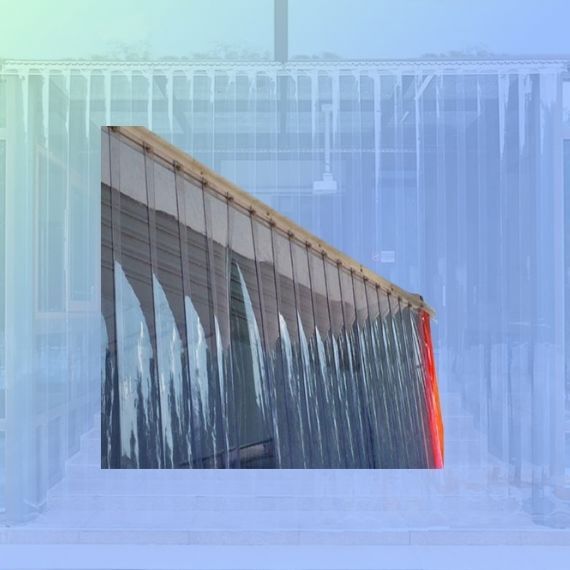 Anti Insect Pvc Curtain - Color: Yellow