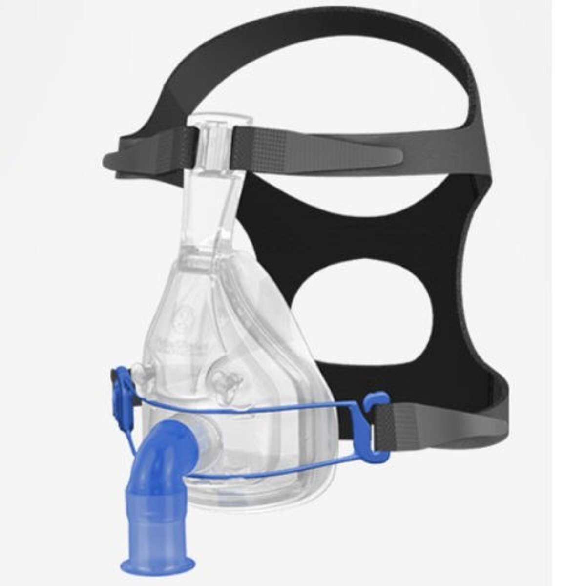 Niv Nonvented Full Face Mask - Soft Silicone , Adjustable Straps , Customized Fit For Enhanced Comfort In Non-invasive Ventilation Support
