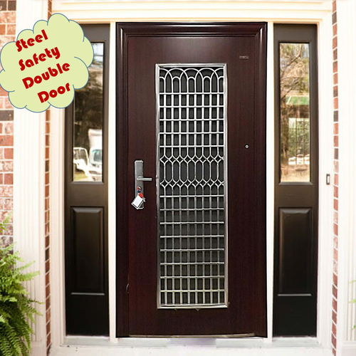 Steel Safety Double Door - Color: Different Available