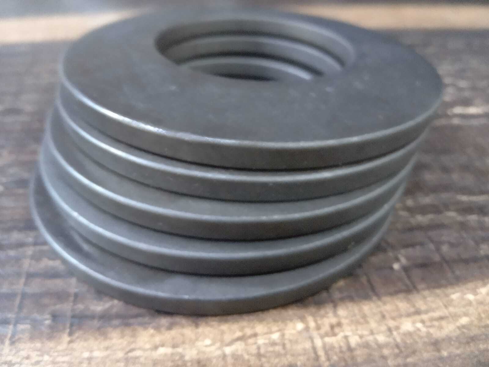 Round Disc Spring - Spring Steel, Conical Shape, 7 Mm Thickness, Black Phosphated Finish | Load Type: Compression, Customized Design Available