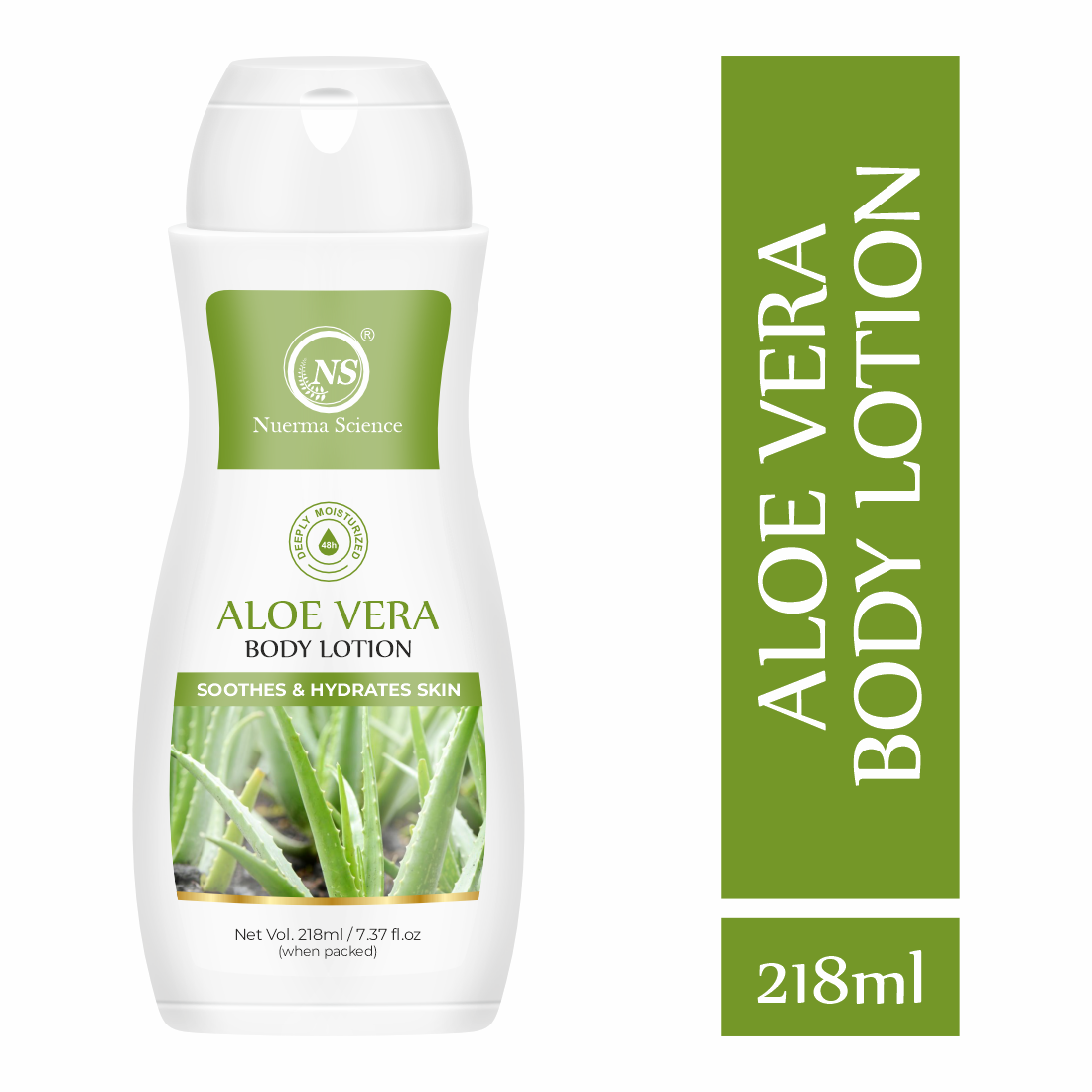 Nuerma Science Aloe Vera Body Lotion For Deep Hydration (218 Ml)