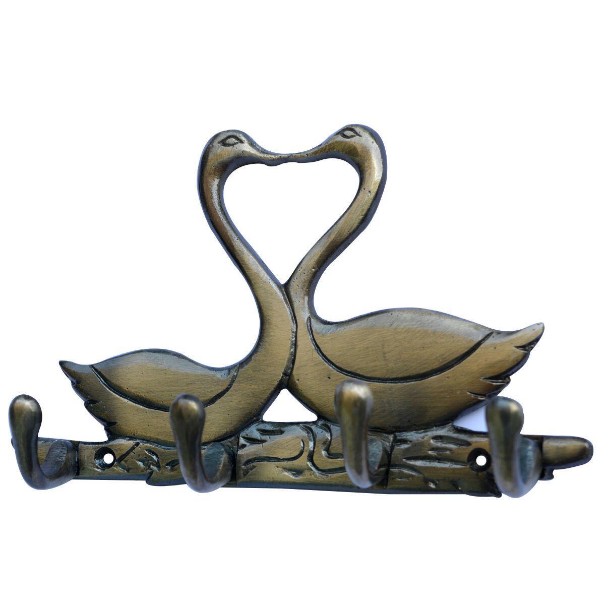 Aakrati Aluminium Key Holder (4 Hooks Silver)