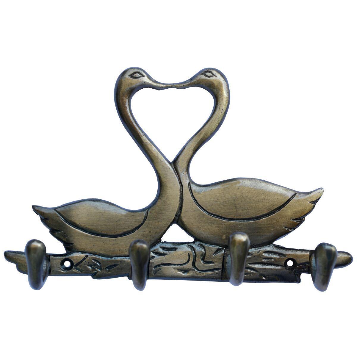 Aakrati Aluminium Key Holder (4 Hooks Silver)