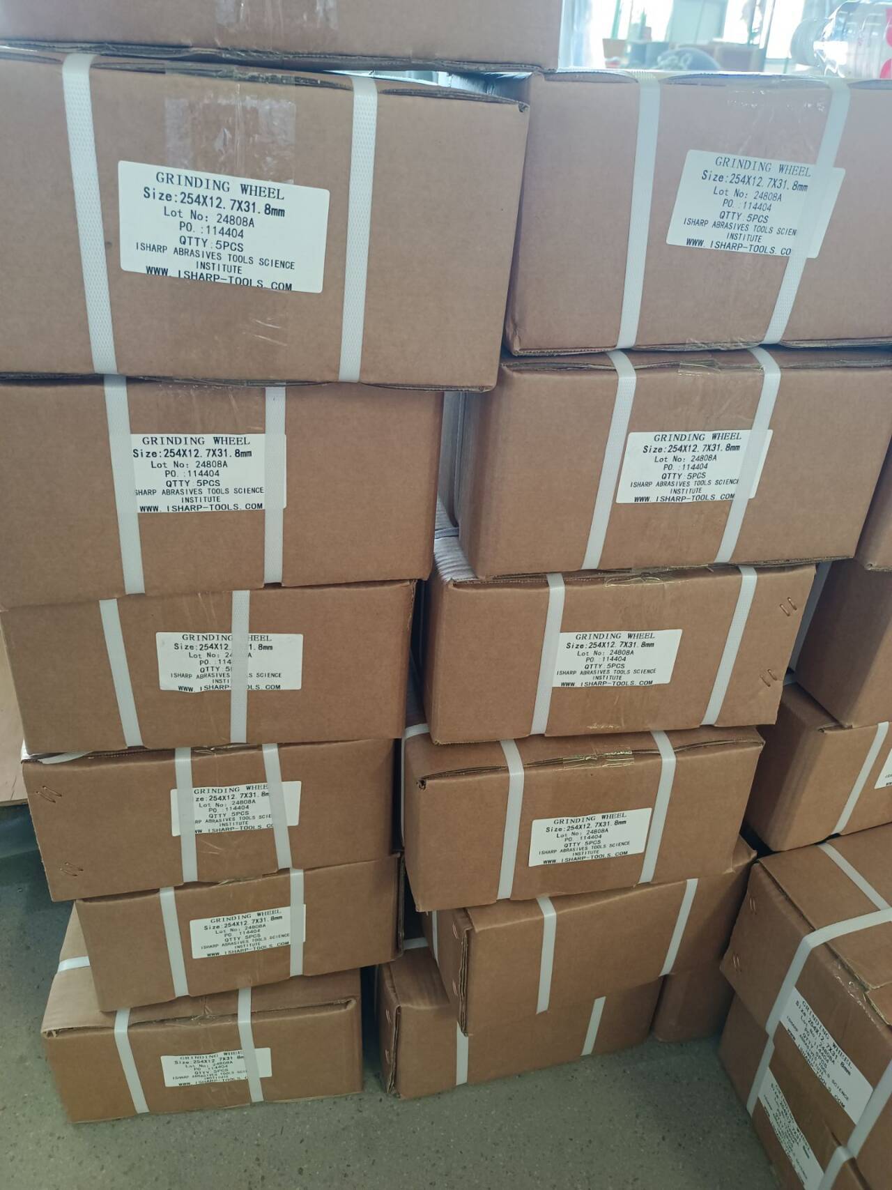 Centerless Grinding Wheel - Color: White