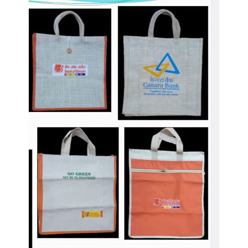 Jute Bag - High-quality Jute Material, Hand Length Handles, Customized Color Options | Eco-friendly Brown Shopping Bags