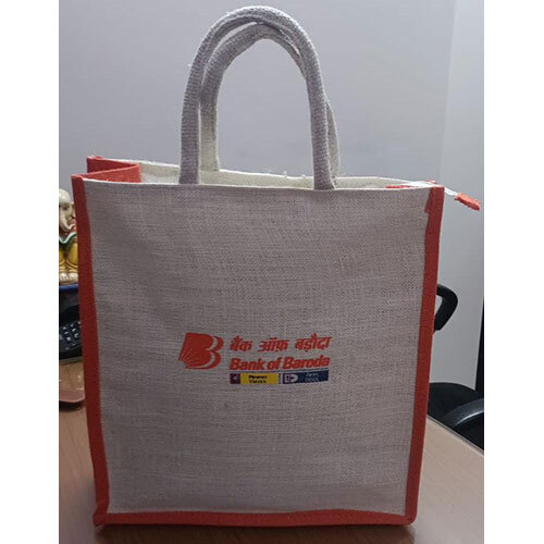 Jute Bag - High-quality Jute Material, Hand Length Handles, Customized Color Options | Eco-friendly Brown Shopping Bags